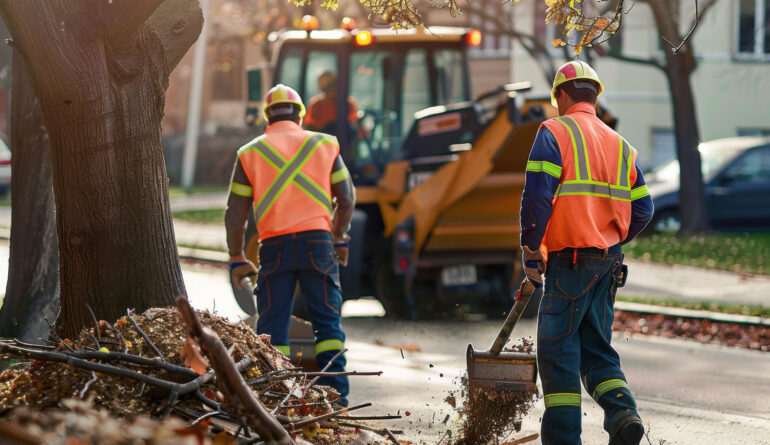 Obsługa terenów zewnętrznych i terenów użyteczności publicznej. Sprzatanie, zamiatanie, odśnieżanie, pielęgnacja zieleni.