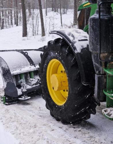 Usługi Komunalne odśnieżanie Skórzewo Poznań Dopiewo